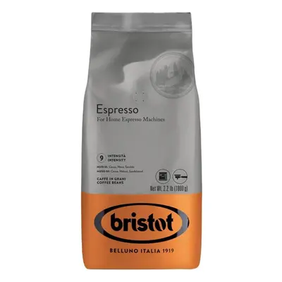 Bristot Espresso zrnková káva 1 kg (Arabica 40%, Robusta 60%)