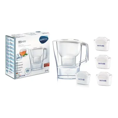 Filtrační konvice Brita Aluna Memo bílá + 4 ks Maxtra Plus