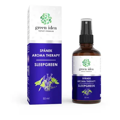 Green idea Spánek - Sleepgreen aroma therapy sprej na polštář 50 ml - uklidnění, spánek