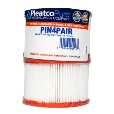 Pleatco PIN4 PAIR Intex S1 filtrační kartuše pro vířivky (Pure Spa, Intex 29001 Whirlpool)