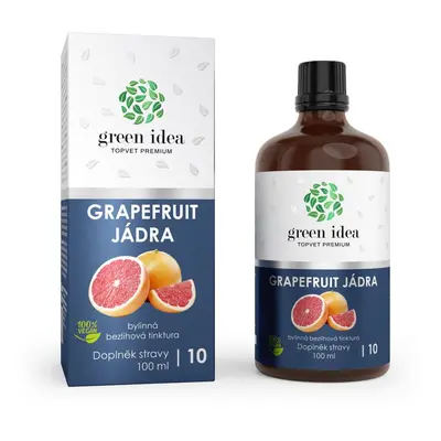 Green idea Grapefruit jádra bezlihová tinktura 100 ml mikrobiologická rovnováha, imunita, střev