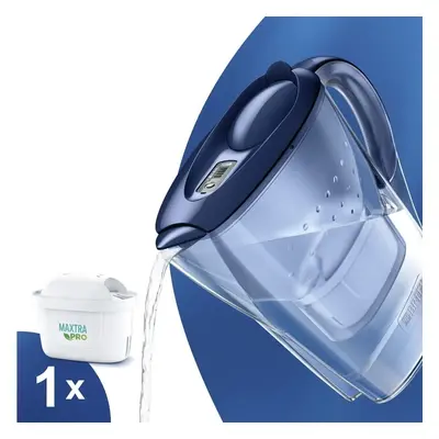 Brita Marella modrá filtrační konvice 2,4 l + 1 ks filtru Maxtra Pro Pure Performance