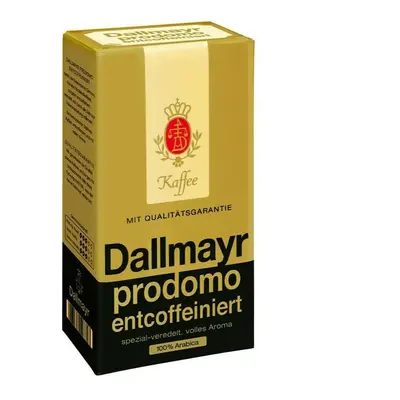 Dallmayr prodomo Entcoffeiniert - bez kofeinu zrnková káva 500 g