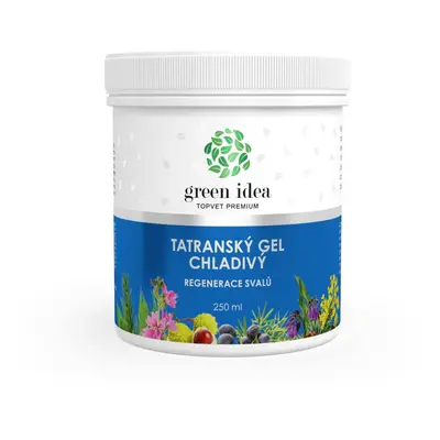 Green Idea tatranský bylinný chladivý gel 250 ml