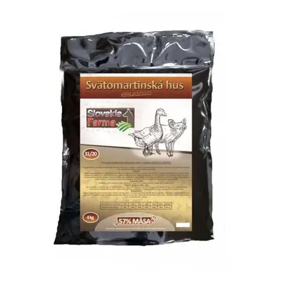 Slovakia Farma - Svatomartinská husa 31/20 hypoalergenní granule pro psy 4 kg