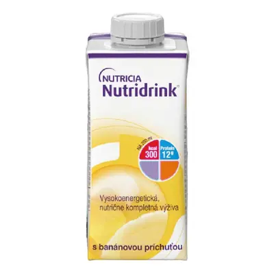 NUTRIDRINK S PŘÍCHUTÍ BANÁNOVOU perorální roztok 1X200ML