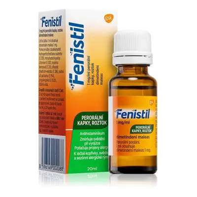 FENISTIL 1MG/ML Perorální kapky, roztok 1X20ML