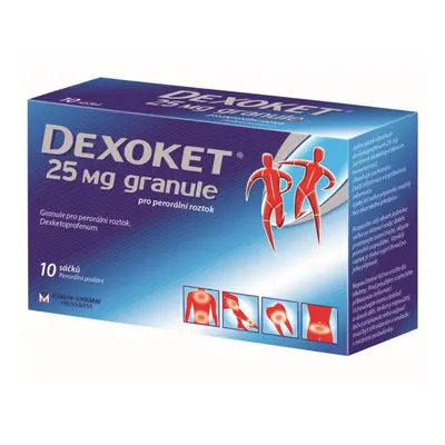 DEXOKET 25MG Granule pro perorální roztok 10