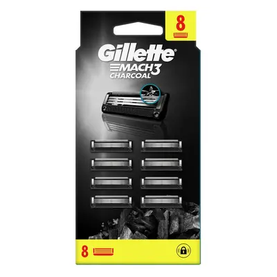 Gillette Mach3 Charcoal Náhradní holicí hlavice