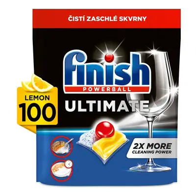 Finish Ultimate All in 1 Lemon Sparkle kapsle do myčky nádobí