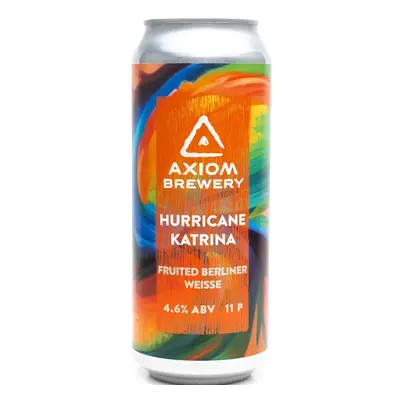 Axiom Brewery Hurricane Katrina Pivo plech