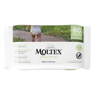 Moltex Pure & Nature EKO Vlhčené ubrousky na bázi vody