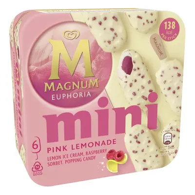 Magnum Mini Euphoria pink lemonade nanuk multipack (6×55 ml)