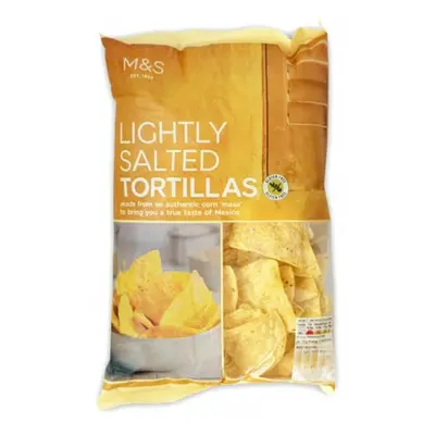 Marks & Spencer Tortilla chipsy kukuřičné mírně solené bezlepkové