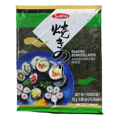 Sukina Pražená mořská řasa Yaki Sushi Nori White