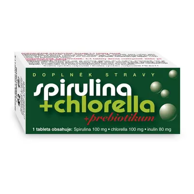 NATURVITA Spirulina+Chlorella+Prebiotikum tbl.90