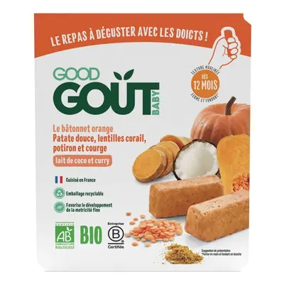 Good Gout BIO BLW tyčinky z červené čočky a dýně