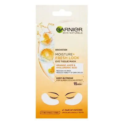 Garnier Moisture + Fresh Look Povzbuzující oční textilní maska