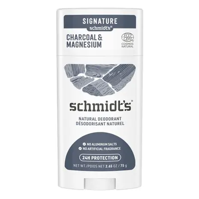 Schmidt's Signature aktivní uhlí a hořčík tuhý deodorant