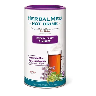 HERBALMED HotDrink Dr.Weiss dých.cesty 180g+vitC