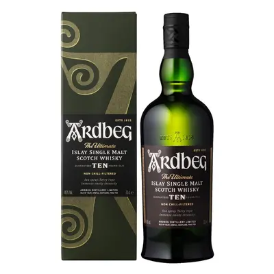 Ardbeg Ten Years Old 46%, dárkové balení