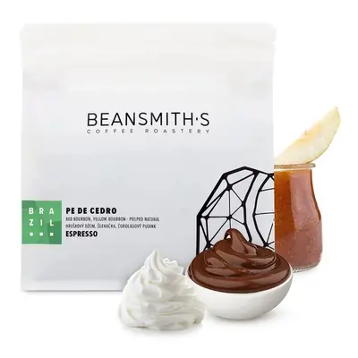 Beansmith's Brazílie Pe De Cedro espresso zrnková káva