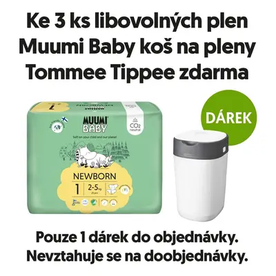 Muumi Baby EKO Jednorázové plenky novorozenec 1 (2–5 kg)