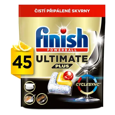 Finish Ultimate Plus All in 1 kapsle do myčky nádobí lemon