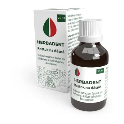 HERBADENT Roztok na dásně 1X25ML