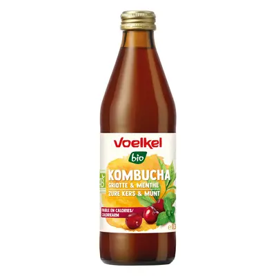 Voelkel BIO kombucha višeň a máta