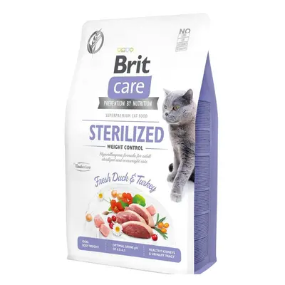 Brit Care Cat Grain-Free Sterilized Weight Control pro kočky