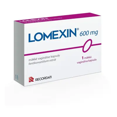 LOMEXIN 600MG Měkká vaginální tobolka 1