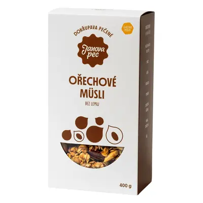 Janova pec První Pečené müsli ořechové bez lepku