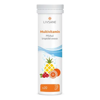 LIVSANE Šumivé tablety CZ Multivitamin tropic 20ks