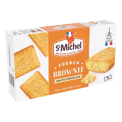 St.Michel Brownies s bílou čokoládou