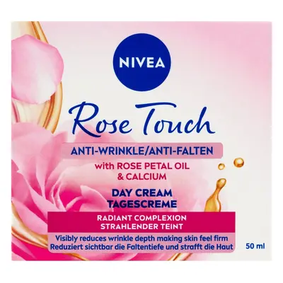 Nivea Rose Touch denní krém proti vráskám