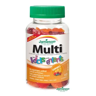 JAMIESON Multi Kids Gummies želatin.pastilky 60ks