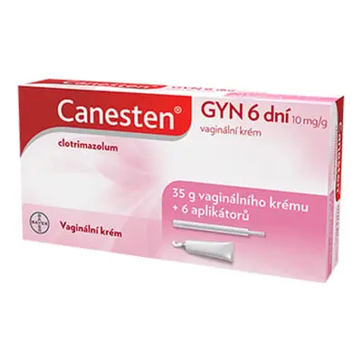 CANESTEN GYN 6 DNÍ 0,01G/G Vaginální krém 35G+APL