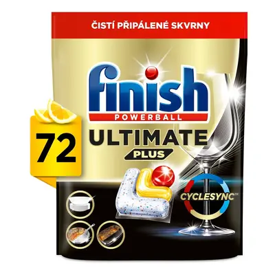 Finish Ultimate Plus All in 1 kapsle do myčky nádobí lemon