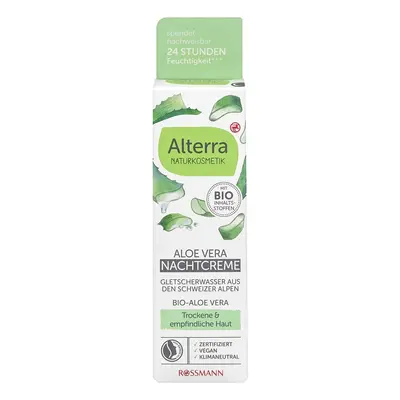 Alterra Naturkosmetik noční krém s aloe vera