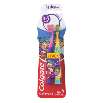 Colgate Little Kids Smiles set dětských zubních kartáčků pro děti 3–5 let