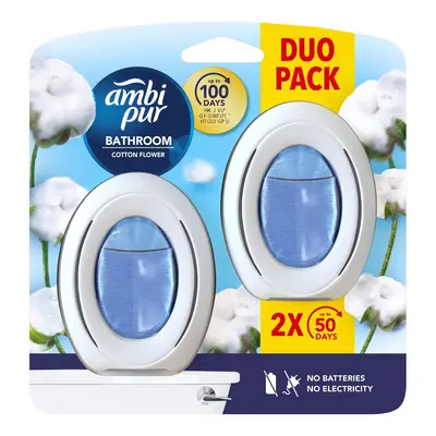 Ambi Pur Bathroom Cotton Fresh osvěžovač vzduchu 2×75 ml