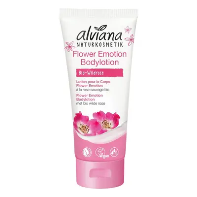 Alviana BIO Flower Emotion Tělový krém divoká růže