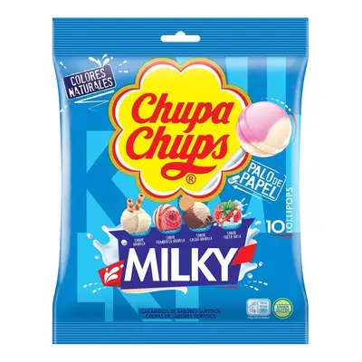 Chupa Chups Milky lízátka (10 kusů)