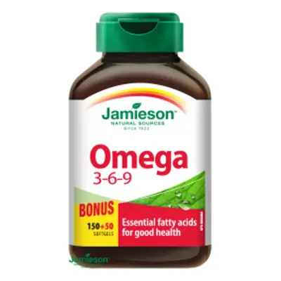 JAMIESON Omega 3-6-9 1200mg cps.150+50