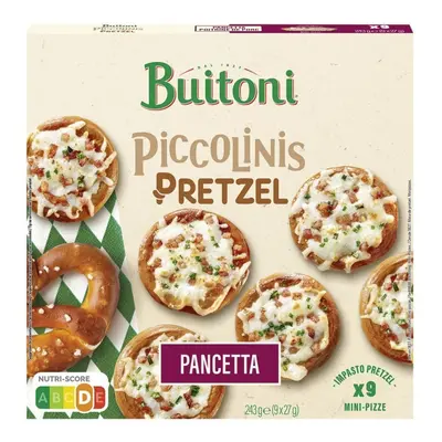 Buitoni Piccolinis Pretzel Panceta mini pizzy 9 ks