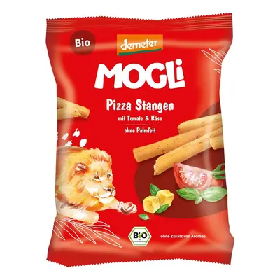 Mogli BIO Pizza tyčinky s rajčaty a sýrem s certifikací Demeter