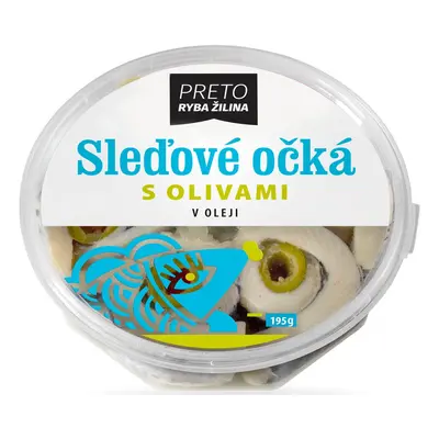 Preto Ryba Žilina Sleďová očka v oleji s olivami