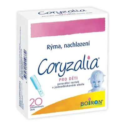 CORYZALIA PRO DĚTI Perorální roztok v jednodávkovém obalu 20X1ML