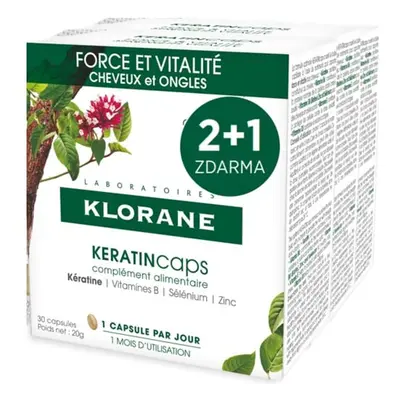 KLORANE Keratincaps Vlasy a nehty cps.90